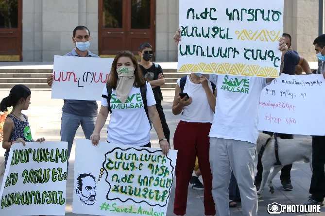 Ամուլսարի պաշտպանները սկսում են անհնազանդության խաղաղ ակցիաները