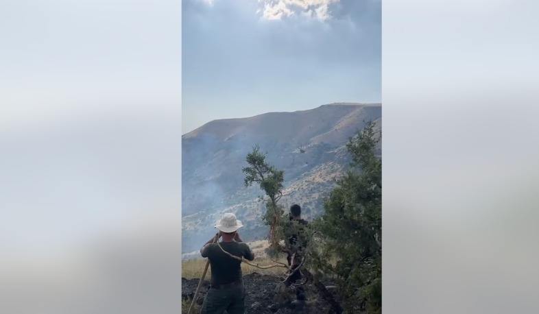 Խոսրովի պետական արգելոցում բռնկված հրդեհը մարվել է