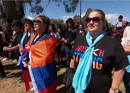 Армяне Австралии протестуют против агрессии Азербайджана