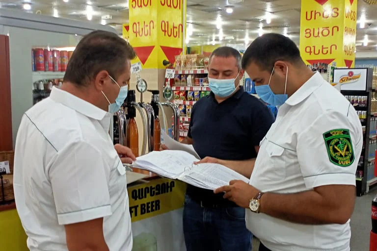 ՍԱՏՄ տեսուչներն այցելել են Մալաթի-Սեբաստիայի վարչական շրջանի իրացման ցանցի խոշոր խանութներ