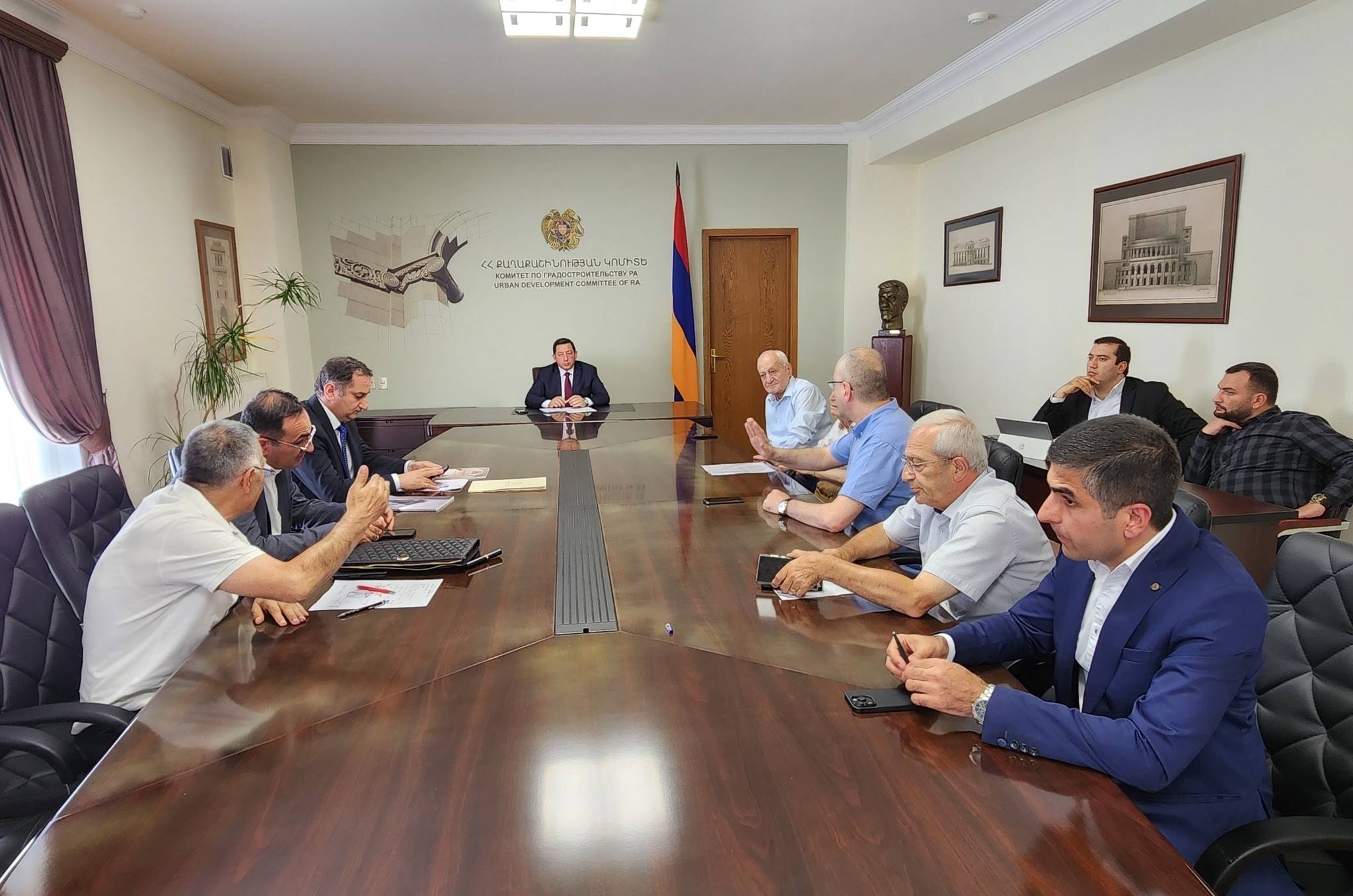Կայացել է Քաղաքաշինության կոմիտեի նախագահ Եղիազար Վարդանյանի գլխավորությամբ գիտատեխնիկական խորհրդի հերթական նիստը