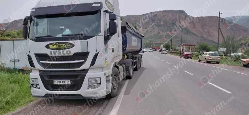 Մահվան ելքով վրաերթ Վայոց ձորի մարզում. «Iveco» բեռնատարը վրաերթի է ենթարկել օտարերկրյա քաղաքացու. վերջինը հիվանդանոցում մահացել է
