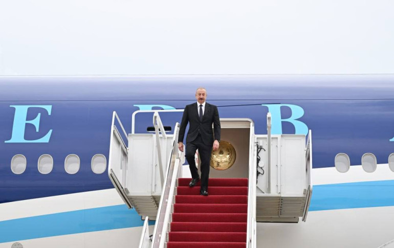 Ալիևն աշխատանքային այցով ժամանել է ԱՄՆ