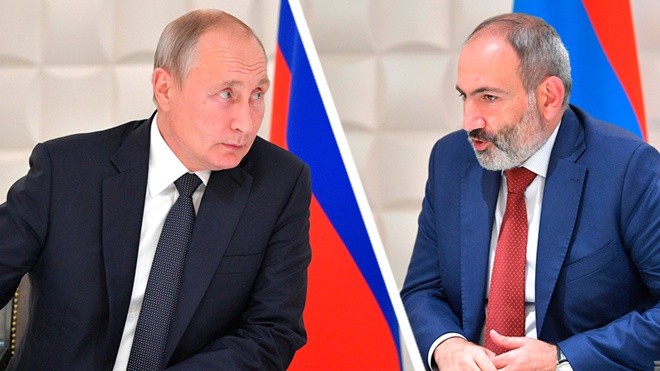 Песков сообщил, что Путин и Пашинян по телефону дважды обсуждали ситуацию в Карабахе
