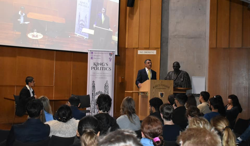 Դեսպան Ներսեսյանը Քինգս քոլեջում ներկայացրել է Հայաստանի անվտանգության արդի մարտահրավերները