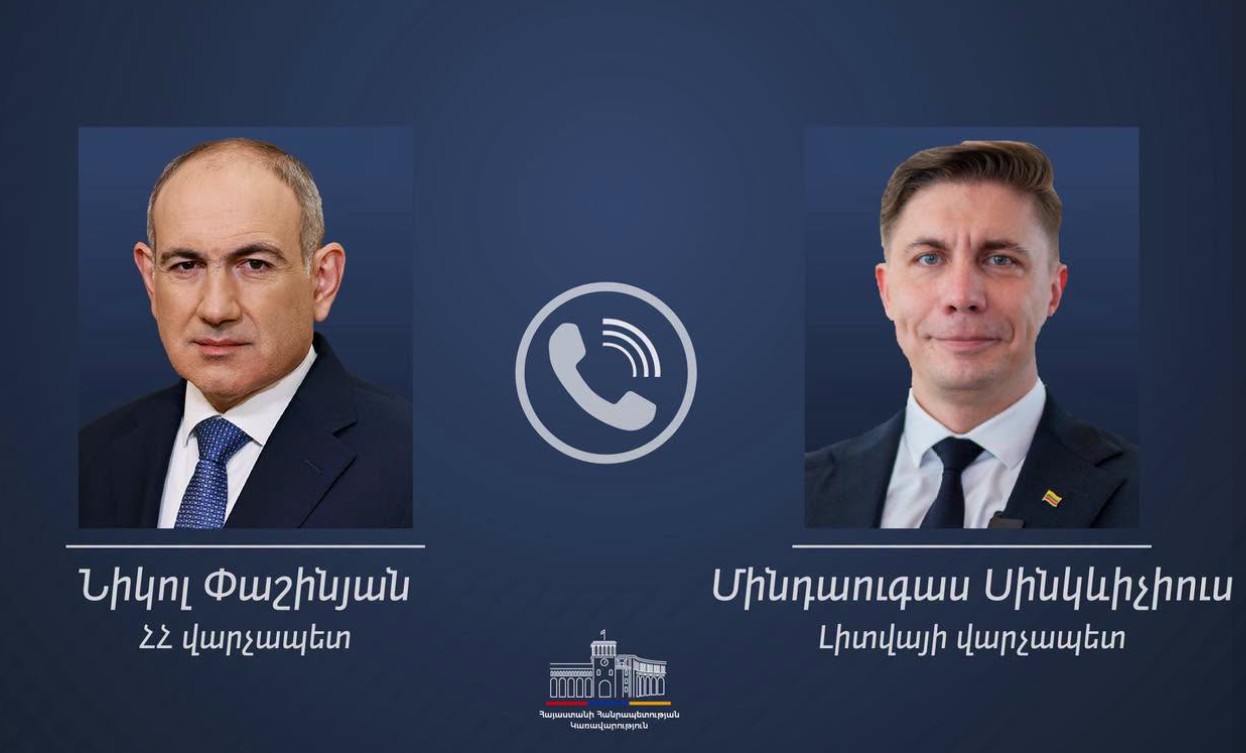 Փաշինյանը Լիտվայի վարչապետի հետ քննարկել է Հայաստան-Եվրոպական միություն հարաբերությունների զարգացմանը վերաբերող հարցեր