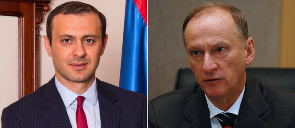 Армен Григорян и Николай Патрушев обсудили ситуацию на армяно-азербайджанской границе