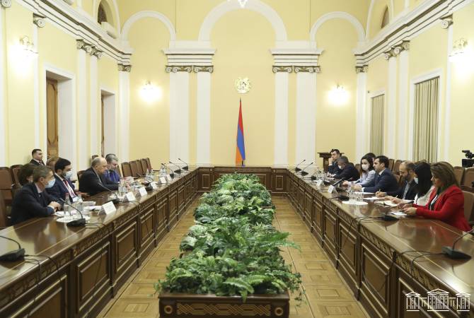 Հակոբ Արշակյանն ընդունել է «Եվրանեսթ» ԽՎ-ի համանախագահի գլխավորած պատվիրակությանը