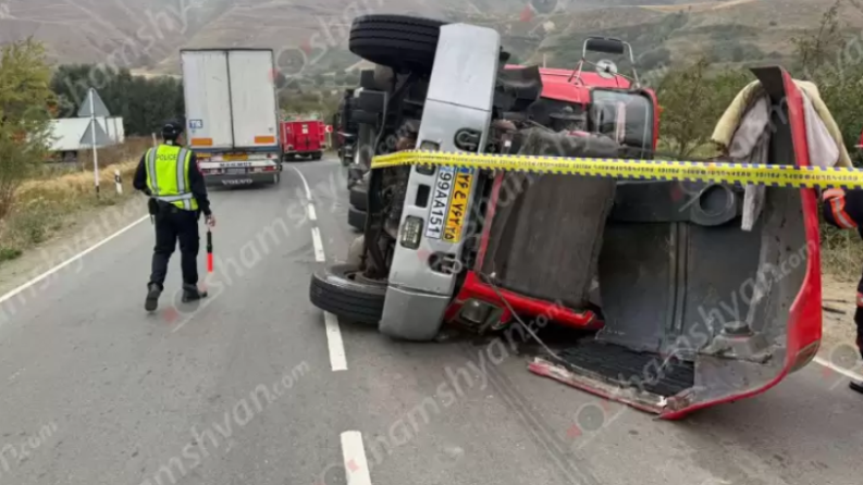 Ավտովթար և էկոլոգիական աղետ Սիսիան-Լծեն ավտոճանապարհին