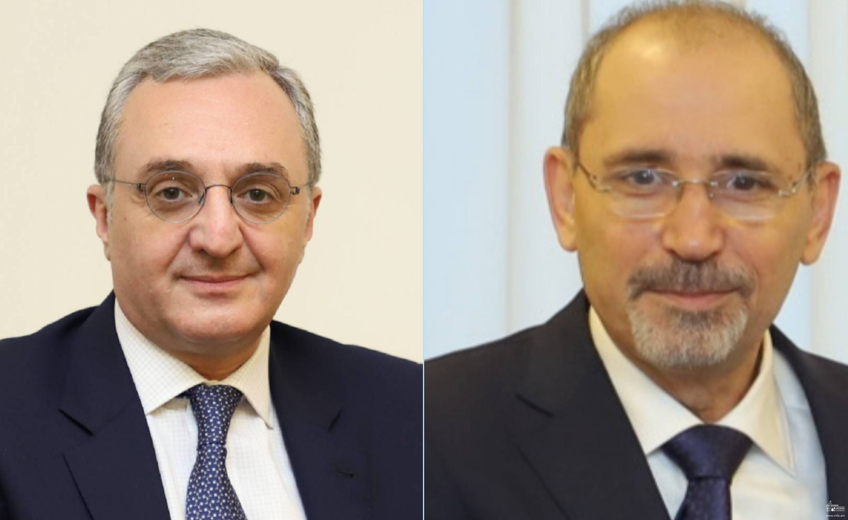 ՀՀ ԱԳ նախարարը հեռախոսազրույց է ունեցել Հորդանանի արտաքին գործերի և արտագաղթյալների նախարարի հետ