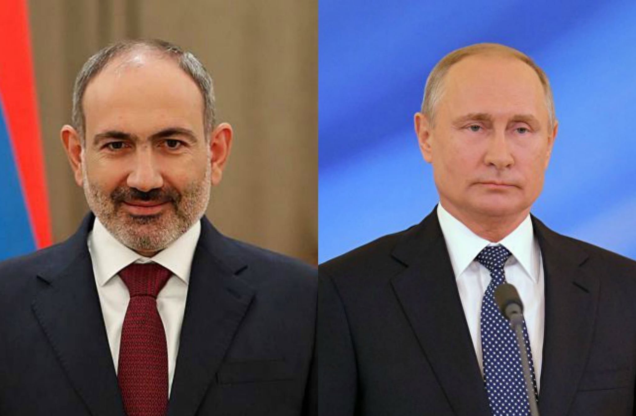 Путин и Пашинян обсудили ситуацию в зоне карабахского конфликта
