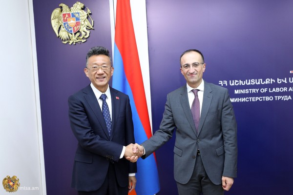 Չինաստանը պատրաստ է շարունակել աջակցություն տրամադրել ՀՀ սոցիալական պաշտպանության համակարգի զարգացման համար. դեսպանը՝ Թորոսյանին