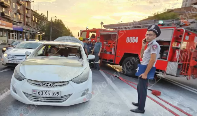 Երևանում «Hyundai Elantra»-ում պայթյուն է տեղի ունեցել․ կա վիրավոր