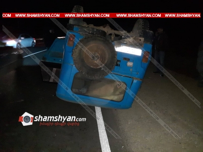 Տավուշի մարզում Nissan-ը հարվածել է УАЗ-ին և դիմել փախուստի. կան վիրավորներ.
