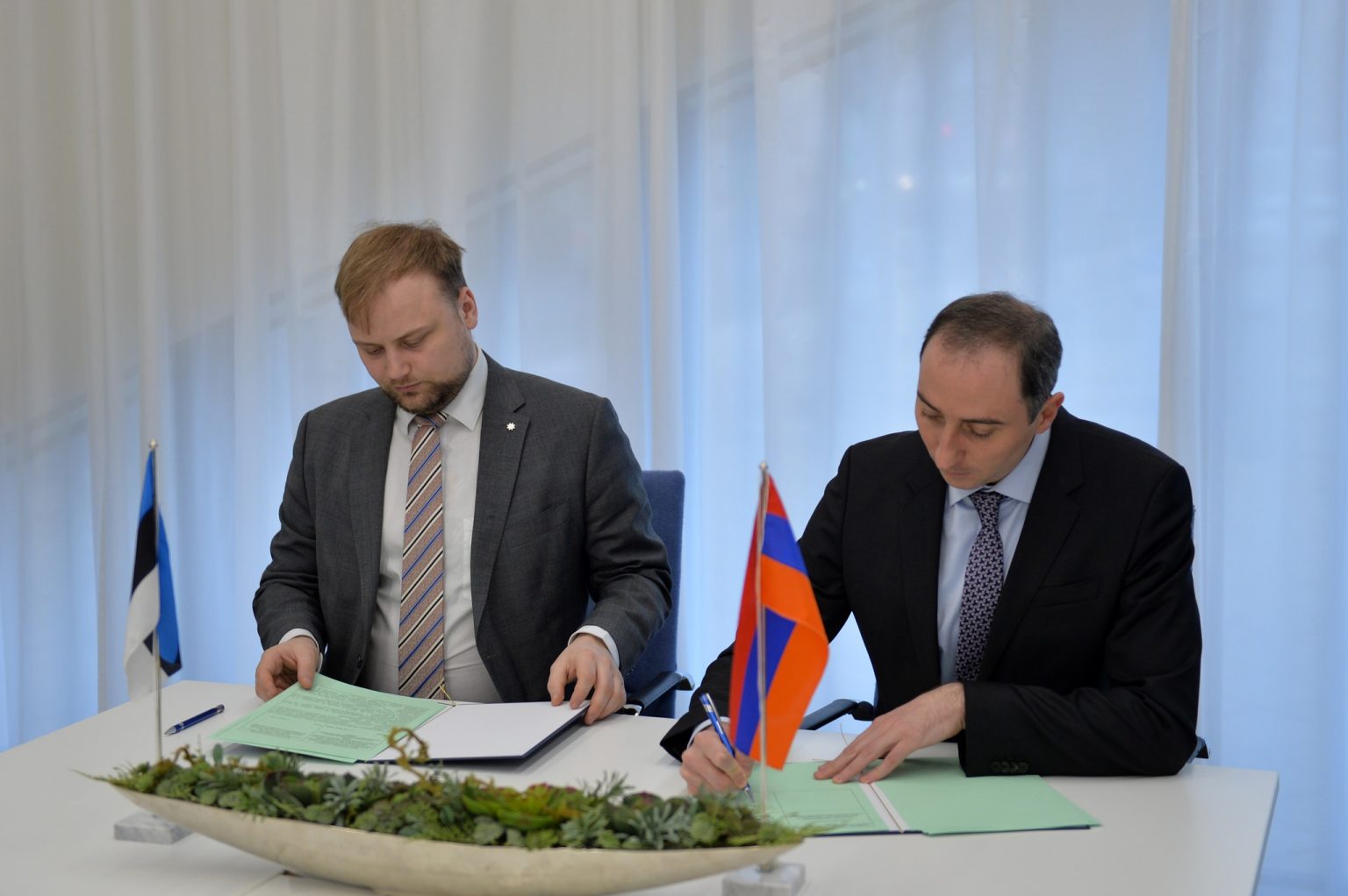 Հայաստանի և Էստոնիայի միջև ստորագրվել Է փոխըմբռնման հուշագիր