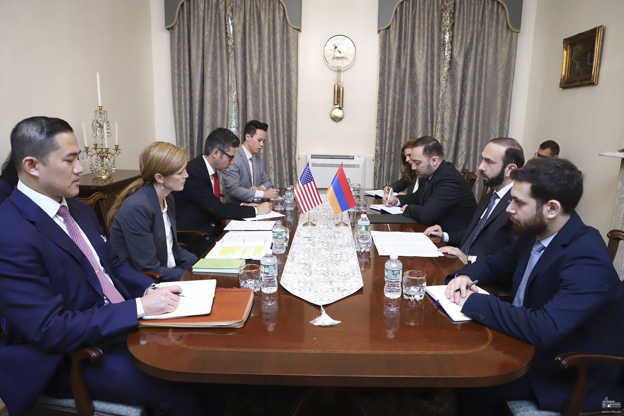 Встреча министра иностранных дел Республики Армения с директором Агентства США по международному развитию