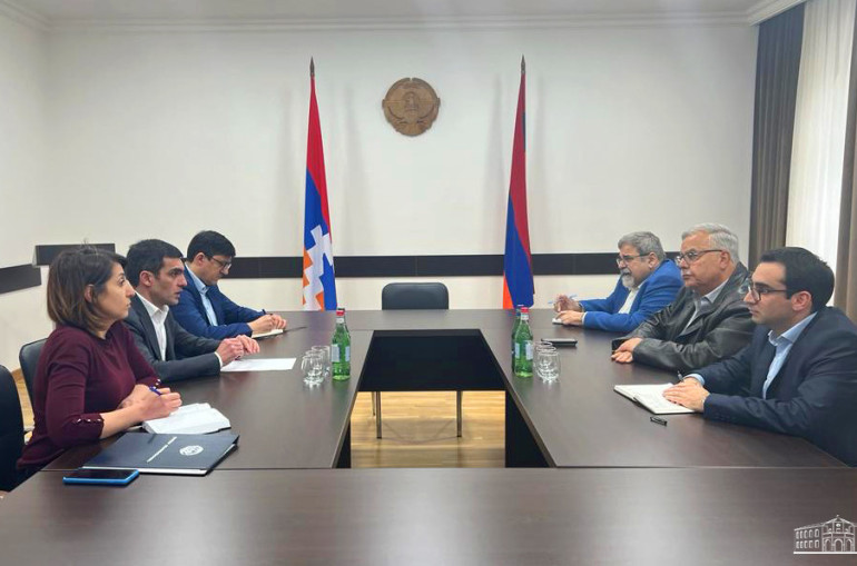ՀՅԴ Բյուրոյի ներկայացուցիչն ու Արցախի արտգործնախարարը քննարկել են Արցախի շահերի միջազգային պաշտպանության հարցեր