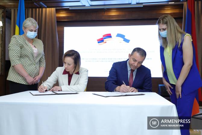 Հայաստանը և Ուկրաինան ստորագրեցին արձանագրություն մի շարք ոլորտներում փոխգործակցության զարգացման մասին