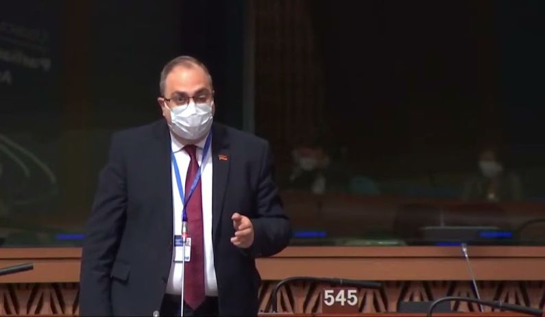 Նման գործողությունները վտանգում են վստահության գործընթացը. Վլադիմիր Վարդանյանը ԵԽԽՎ-ում անդրադարձել է Չավուշօղլուի ժեստին