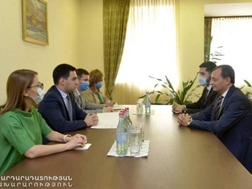 Ռուստամ Բադասյանն այսօր ընդունել է Իտալիայի նորանշանակ արտակարգ և լիազոր դեսպանին