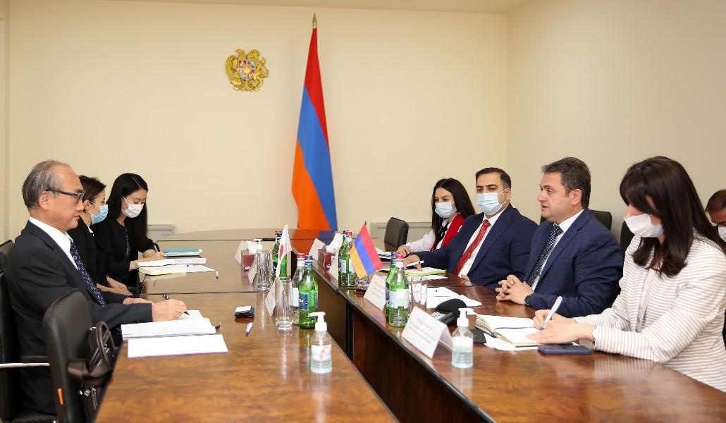 Հայկ Չոբանյանն ընդունել է դեսպան Ֆուկուսիմա Մասանորիին