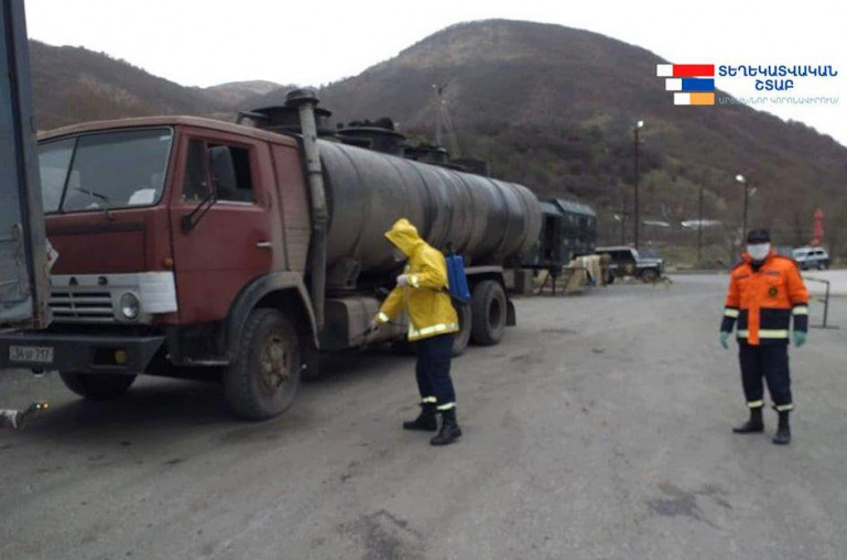 Հայաստանից Արցախ մուտք գործող բոլոր մեքենաները ենթարկվում են պարտադիր ախտահանման
