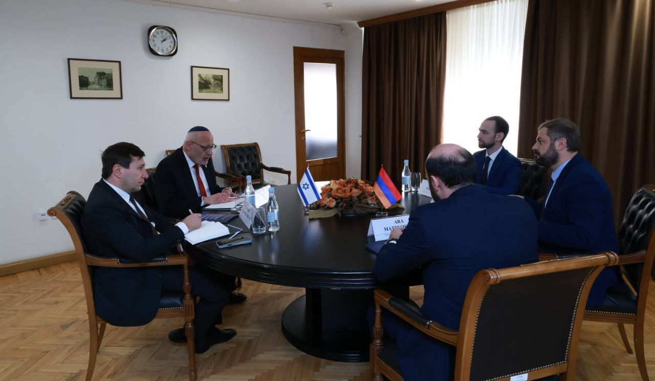 Պապոյանն ու Իսրայելի դեսպանը քննարկել են առևտրաշրջանառության ավելացման հեռանկարները