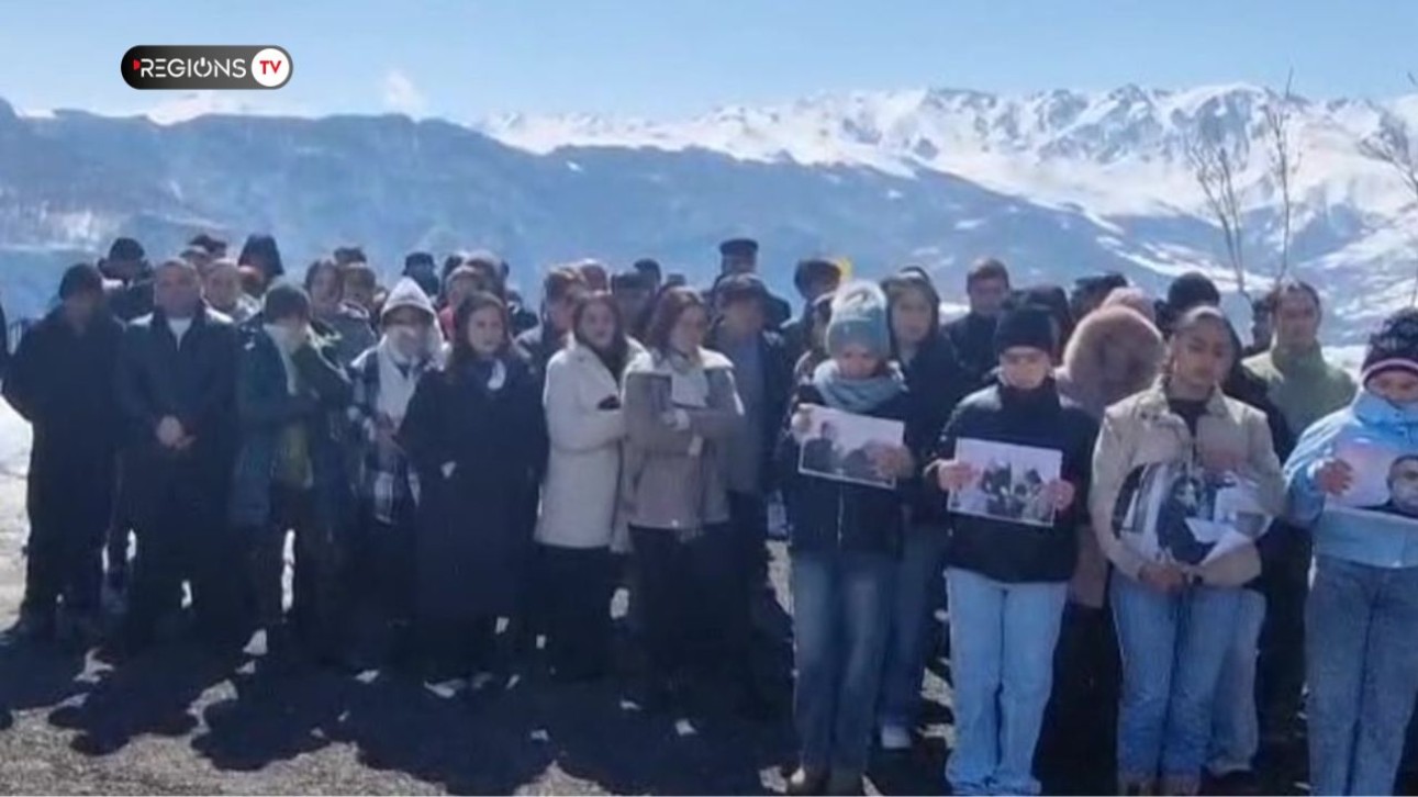Գորիսի, Տեղի, Տաթևի բնակիչները «ՏաԹևեր» ճոպանուղու մոտ ակցիա են իրականացրել՝  ի պաշտպանություն Ռուբեն Վարդանյանի և մյուս հայրենակիցների (Տեսանյութ)