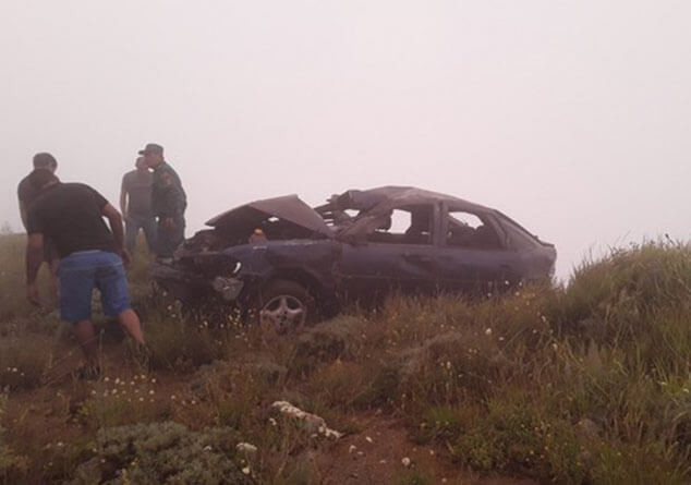 Քաջարան-Մեղրի ավտոճանապարհին մեքենան գլորվել է ձորը. կա տուժած