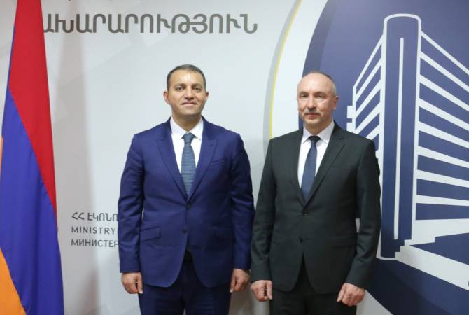 Քննարկվել են տնտեսության ոլորտում հայ-բելառուսական համագործակցության հեռանկարները