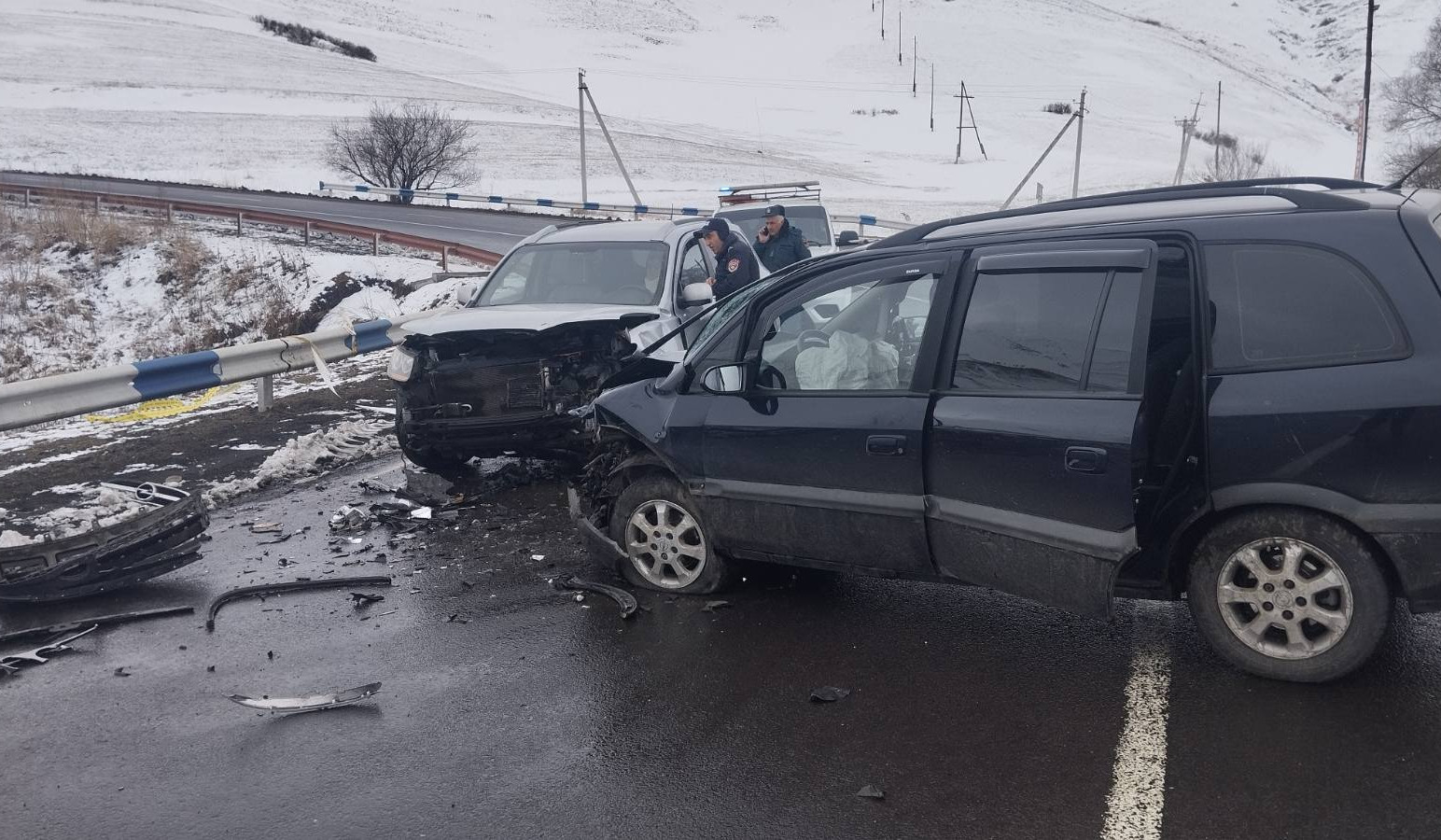 Սպիտակ-Երևան ավտոճանապարհին ավտոմեքենաների բախման հետևանքով կան տուժածներ
