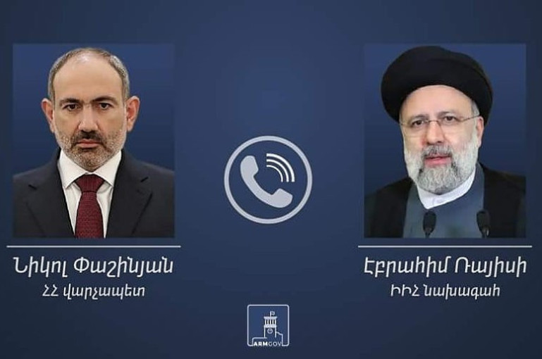 Премьер-министр Пашинян провел телефонный разговор с президентом Ирана