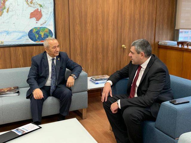 Իսպանիայում ՀՀ դեսպանը հանդիպել է ՄԱԿ-ի Զբոսաշրջության համաշխարհային կազմակերպության գլխավոր քարտուղարի հետ