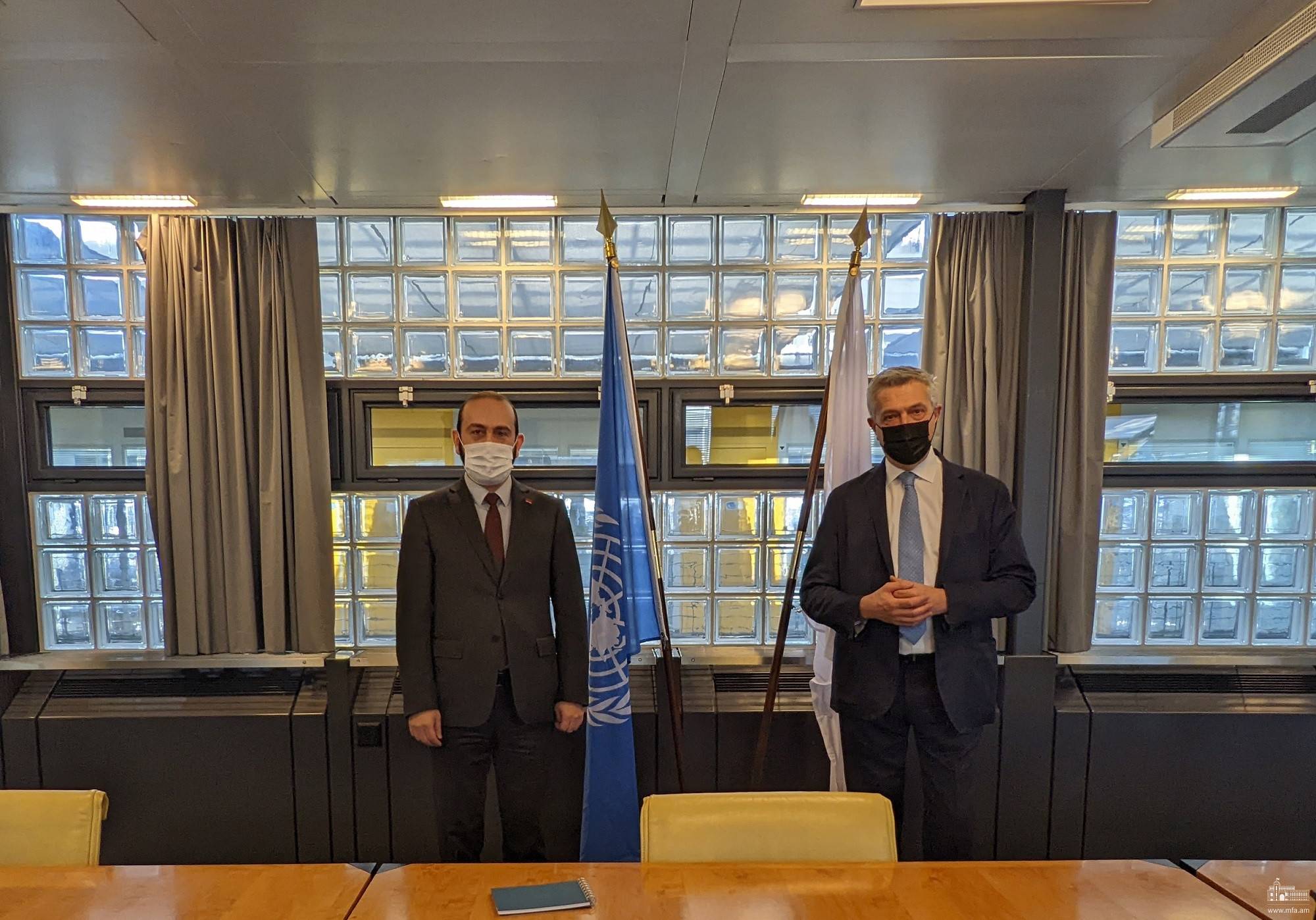 ՀՀ ԱԳ նախարարը հանդիպել է Փախստականների հարցերով ՄԱԿ գերագույն հանձնակատարի հետ