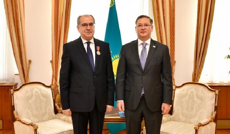 Ղազախստանի փոխվարչապետը և ՀՀ դեսպանը քննարկել են քաղաքական, առևտրատնտեսական ոլորտներում համագործակցության հեռանկարները
