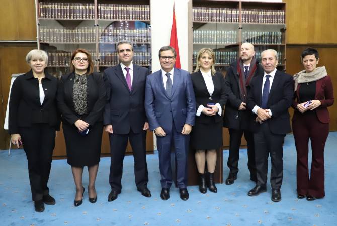 Իտալիայի Բարձրագույն դատական խորհրդի պատվիրակությունն այցելել է Վճռաբեկ դատարան