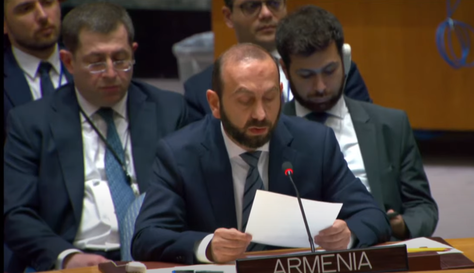 Արարատ Միրոզոյանն Ադրբեջանի ԱԳ նախարարի ելույթի ժամանակ լքեց ՄԱԿ ԱԽ նիստի դահլիճը (տեսանյութ)