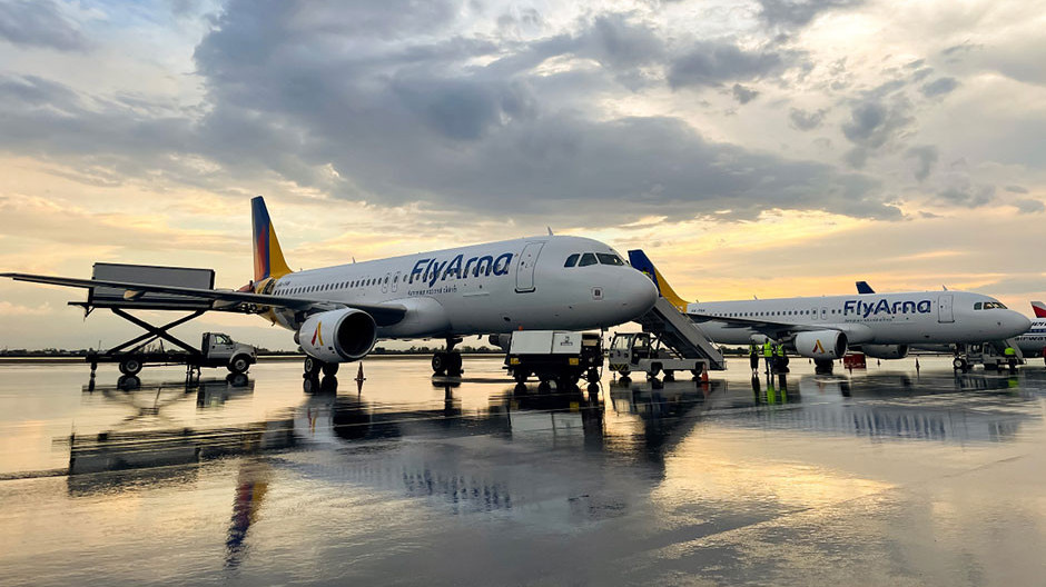 Fly Arna-ն գործարկել է երկրորդ Airbus 320 ինքնաթիռը