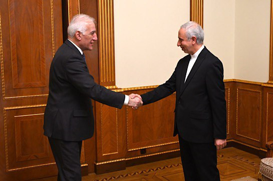 ՀՀ նախագահը և ՀՀ-ում Իրանի դեսպանը մտքեր են փոխանակել տարածաշրջանային զարգացումների շուրջ