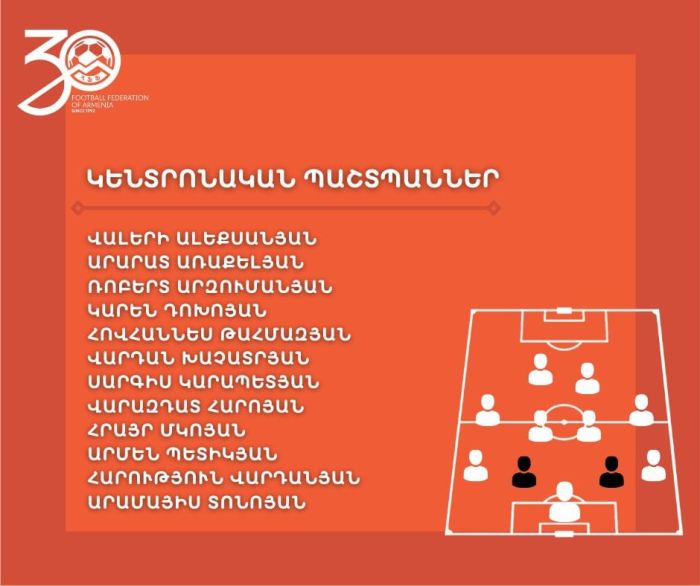 ՀՖՖ-ի 30-ամյակ․ Քվեարկությամբ կորոշվեն նախորդ 30 տարվա լավագույն կենտրոնական պաշտպանները