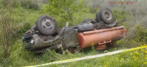 23-ամյա վարորդը «ԶԻԼ» ավտոցիստեռնով Գեղարքունիքում գլխիվայր հայտնվել է դաշտում. ժամանել են պարեկները