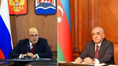 Միշուստինն ու Ադրբեջանի վարչապետը քննարկել են Հարավային Կովկասում երկաթուղային ենթակառուցվածքների զարգացման հեռանկարները
