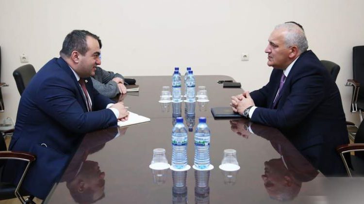 ՀՀ դեսպան Ռուբեն Սադոյանը հանդիպել է Վրաստանի ԱԳ նախարարի առաջին տեղակալի հետ