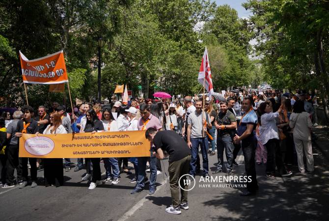 Մենք ոչ թե չաշխատելու, այլ արժանապատվորեն աշխատելու կողմնակից ենք․ նշվեց Աշխատանքի միջազգային օրը