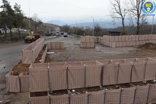 Ռուս խաղաղապահները Լեռնային Ղարաբաղում վերազինում են անցակետերը