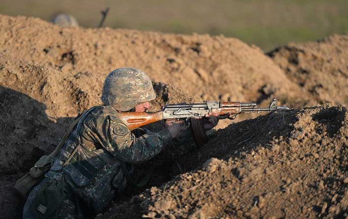 Ադրբեջանական կողմը հրաձգային զինատեսակներից խախտել է կրակի դադարեցման ռեժիմը 22 անգամ