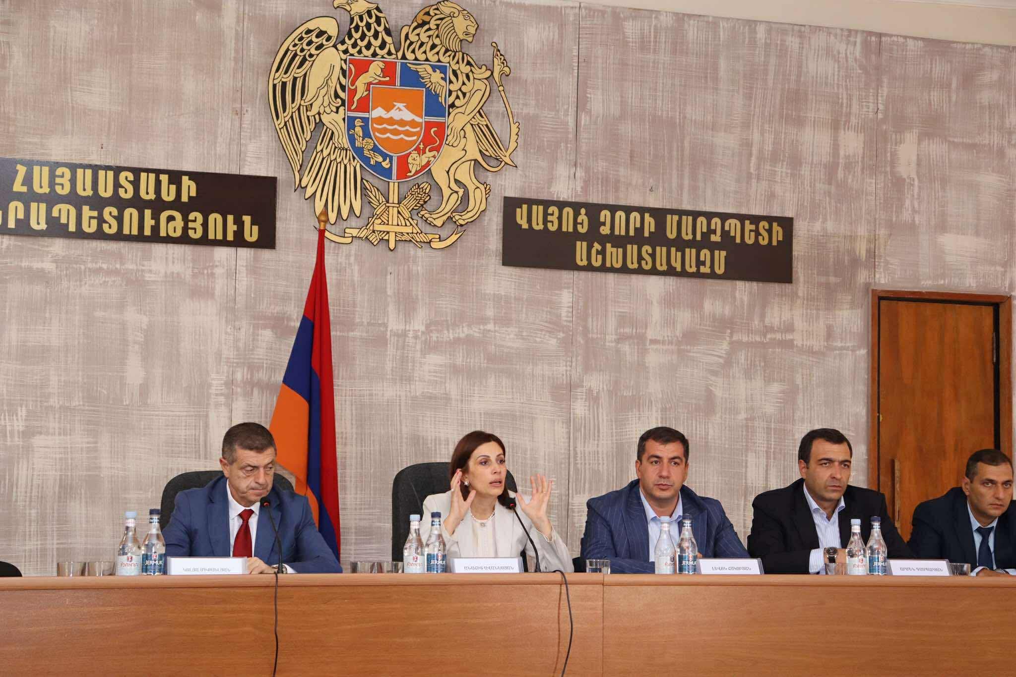 Ավանեսյանը հանդիպել է մարզային բժշկական կենտրոնների ղեկավարների հետ