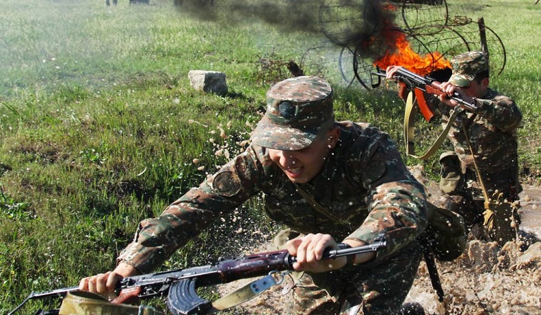 Վարժանքներ Արցախում․ զինծառայողները հաղթահարել են հոգեբանական արգելագոտին