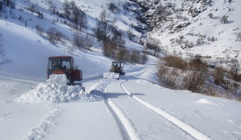 Կոտայքի, Վայոց Ձորի եւ Տավուշի մարզերում ձյուն է տեղում. կան փակ ճանապարհներ