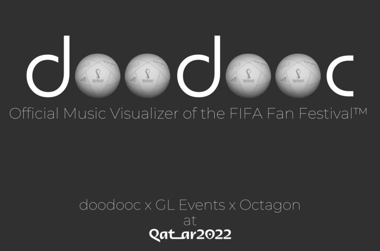 Հայկական doodooc հավելվածը FIFA Fan Fest 2022 փառատոնի պաշտոնական երաժշտական ​​վիզուալիզատորն է